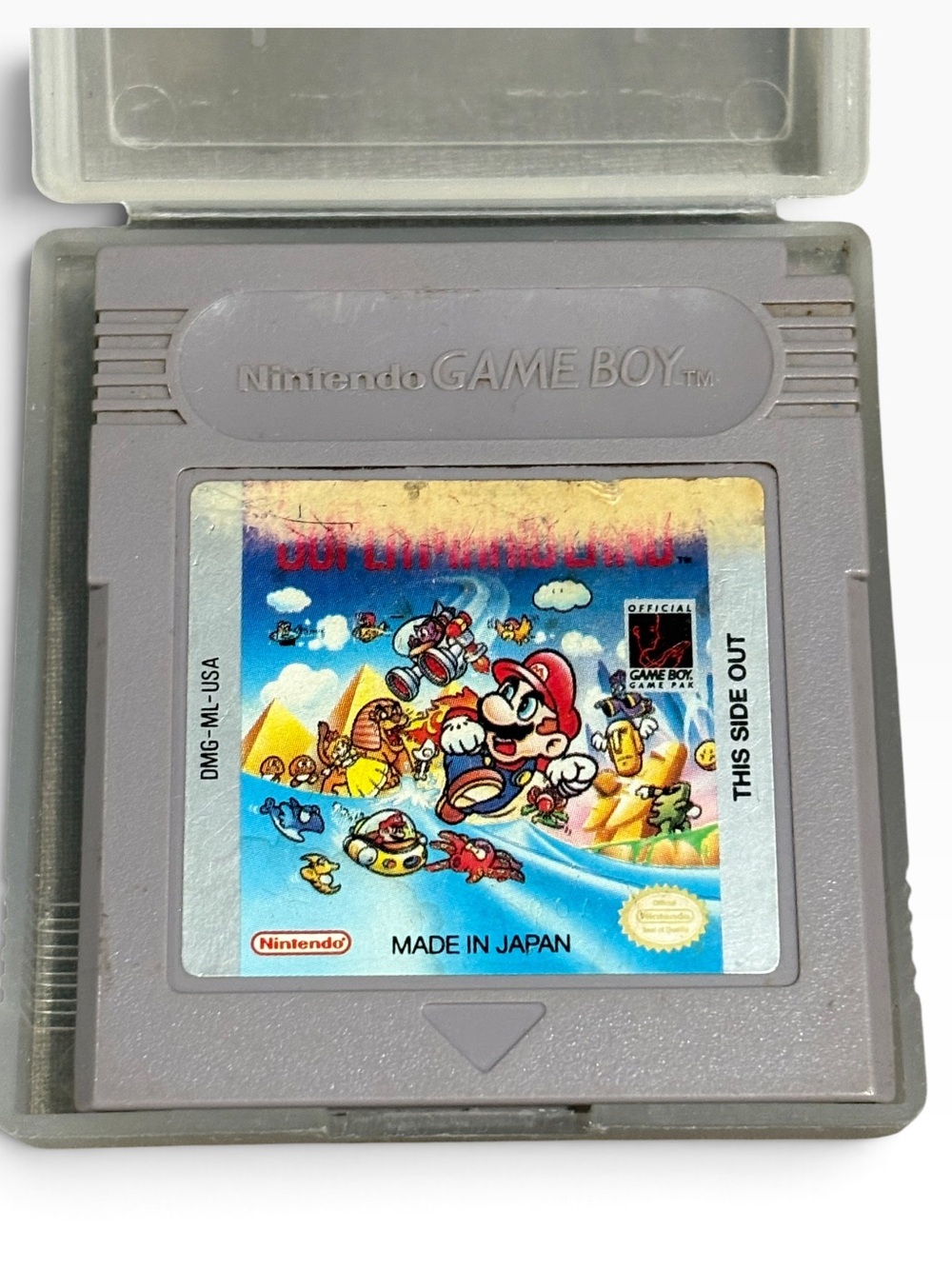 Nintendo Game Boy video Game Super Mario Land & Case